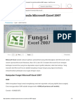 Kumpulan Formula Microsoft Excel 2007 Lengkap - JalanTikus PDF