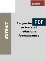 Relations fournisseurs