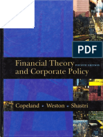 Copeland Financial Theory and Corporate Policy 4th Edition