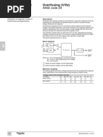 Sepam Series 80 Overfluxing