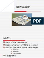 Parts of A Newspaper