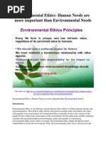 Download Environmental Ethics- Human Needs are more important than Environmental Needspdf by Custom Writing Services SN310750938 doc pdf