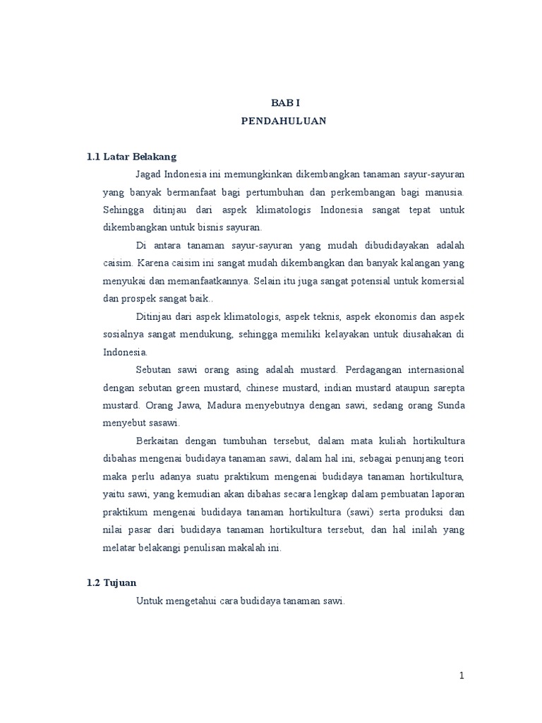 Contoh Makalah Budidaya Tanaman Sawi colorsplace