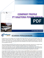 Company Profile PT Haleyora Power 2016