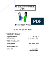 Putting English - Unit1 PDF