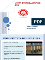 Introduction To Drilled Pier Foundation