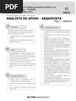 CODEMIG Analista de Apoio - Arquivista (AAARQ) Tipo 1