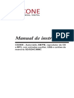Manual Icone CD2505