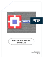 Research Report On HDFC Bank - An Investor's Perspective.