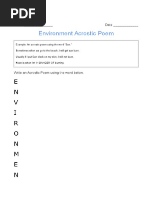 Acrostic Poem