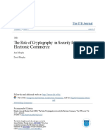 The Role of Cryptography in Security For Electronic Commerce