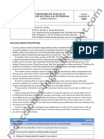 EXAMEN DE INGLÉS DE SELECTIVIDAD ANDALUCÍA 2010 Modelo Orientativo - Página 1/2