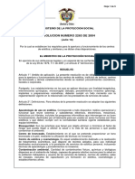 Resolución 2263 de 2004 - Requisitos Apertura y Funcionamiento Centros de Estetica.pdf