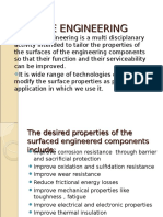 Surface Enginering