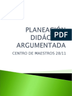 Planeación Didáctica Argumentada Cm2811