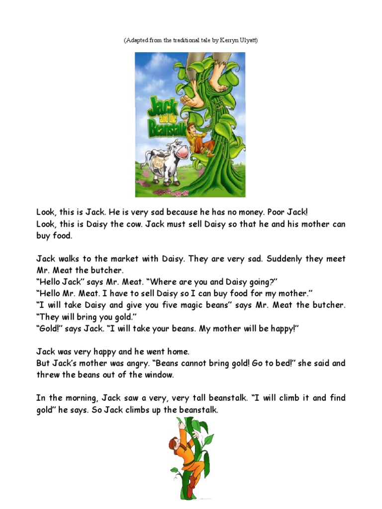 Jack and the beanstalk pdf