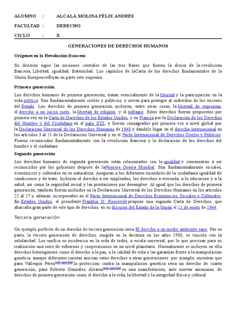 Derechos Humanos | PDF | Igualdad social | Derechos humanos
