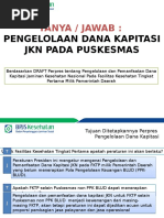 Pengelolaan Dana Kapitasi JKN Pada Puskesmas