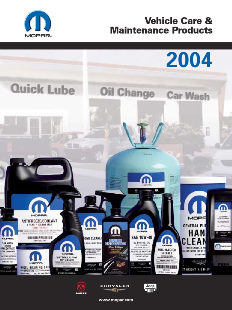 2004_Mopar_Oil_and_Liquids.pdf Motor Oil Fuel Injection