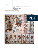 Codex Borbonicus Work Sheet
