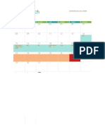 Academic Calendar (Any Year) 1
