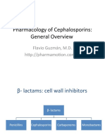 Pharmacology of Cephalosporins: General Overview: Flavio Guzmán, M.D