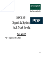 EECE 301 Signals & Systems Prof. Mark Fowler: Note Set #19