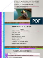 How Has The Ghana Water Policy Provided For Implementation and Policy Arrangement?