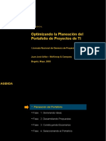 Planificando Un Portafolio de Proyectos de IT