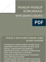 Prinsip Prinsip Komunikasi