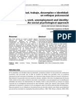 Juventude Trabalho Desemprego e Identidade Um Enfoque Psicossocial Gongora 2011