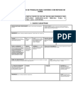 Plano de Trabalho de Convênio PDF