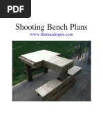 Free Shooting Bench Plans