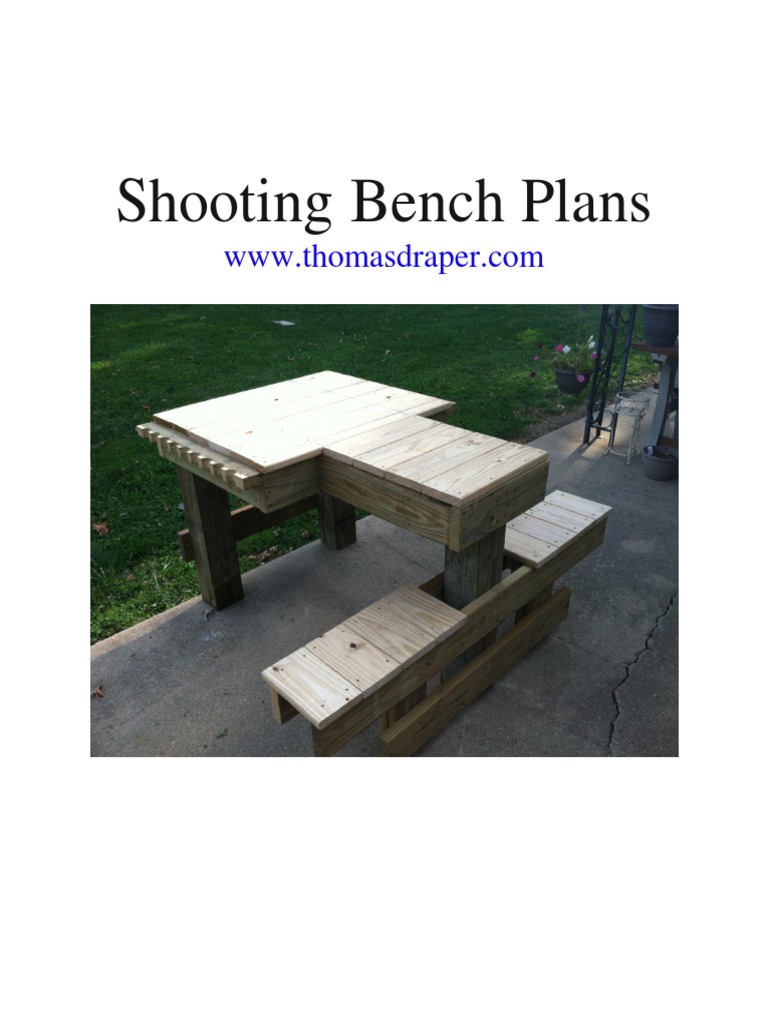 Free Shooting Bench Plans PDF Screw Equipment