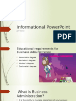 Informational Powerpoint