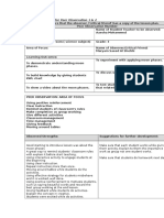 template for peer observation 2 aaeshe mohammed