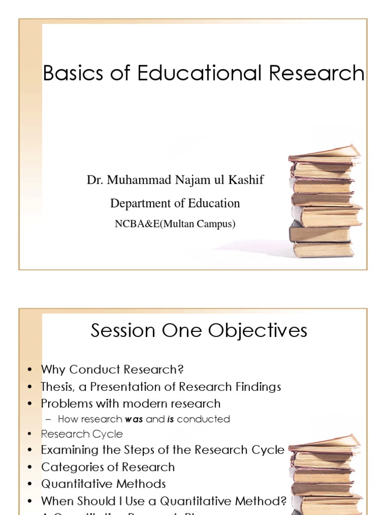 Overview of Educational Research Methods | PDF | Qualitative Research ...