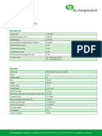 Technical Data: JMS 420 GS-B.LC, Biogas 1,416 KW El