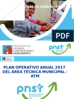 3 y 4. Plan Operativo Anual POA 2017 ATM