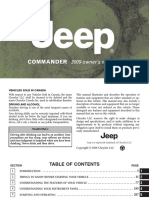 2009 Jeep Commander Owners Manual