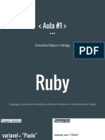 Curso básico de Ruby - Slides Aula 1