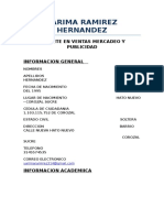 Yarima Ramirez Hernandez - Docx Hoja de Vida