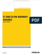 Manual Engine Safety Caterpillar c7 c9 On Highway Truck Engines