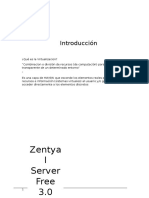 Virtualizando Zentyal