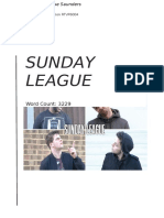 Sunday League Report