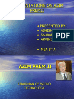 Presentation 1 of AZIM PREMJI