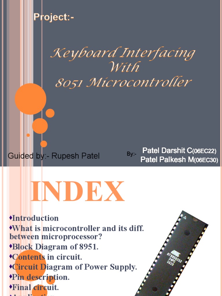 Keyboard Interfacing Pdf Microcontroller Microprocessor