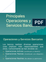 Operaciones y Servicios Bancarios