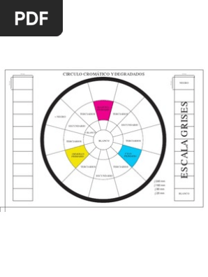 Plantilla Circulo Cromatico