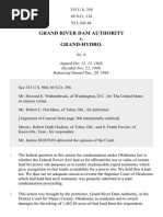 Grand River Dam Authority v. Grand-Hydro